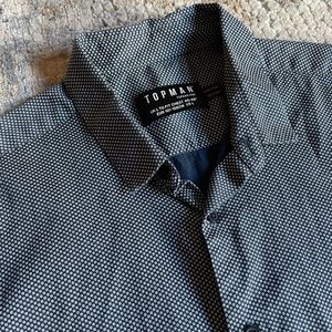 Topman Short Sleeve Button Up